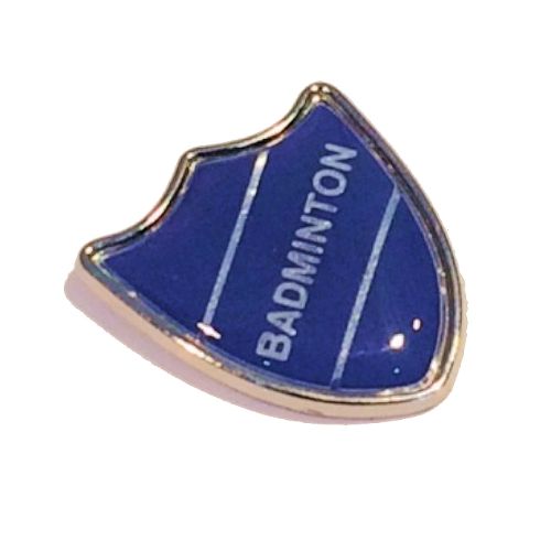 BADMINTON shield badge